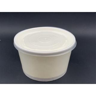 850ml Paper Bowl with Lid ( 50sets± ) White / Brown - 850 ml ...