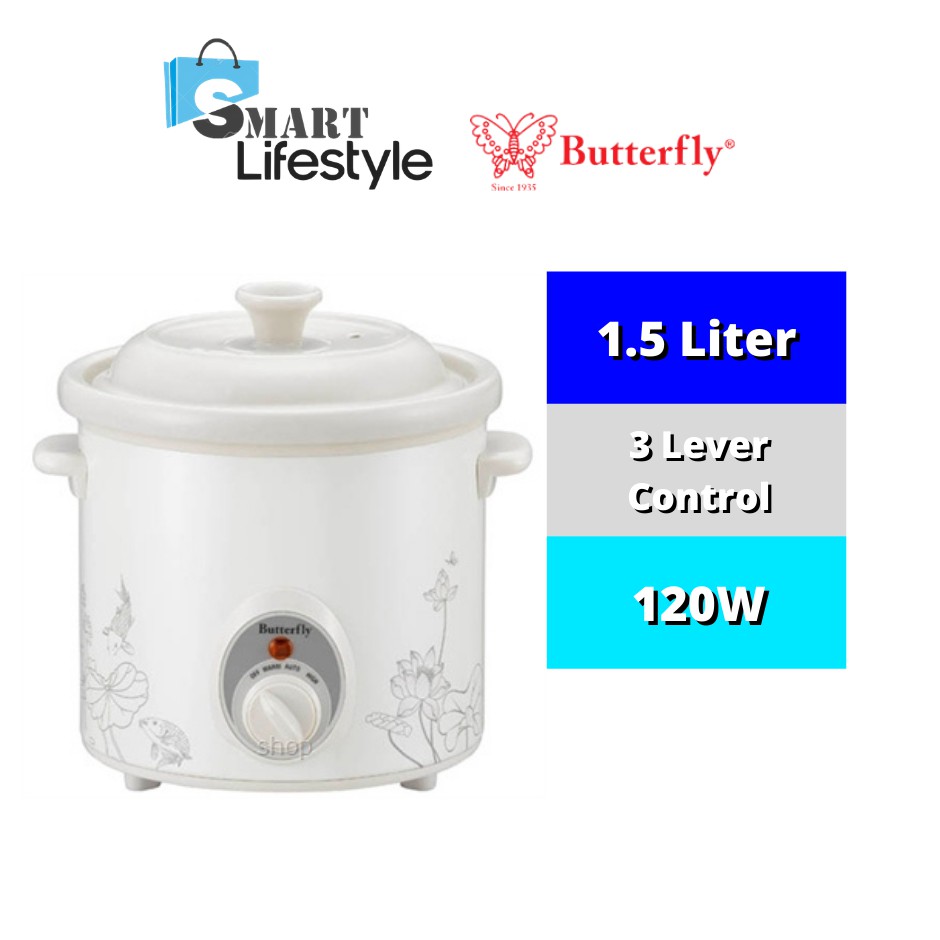 Butterfly BSC-15C Electric Slow Cooker 1.5L