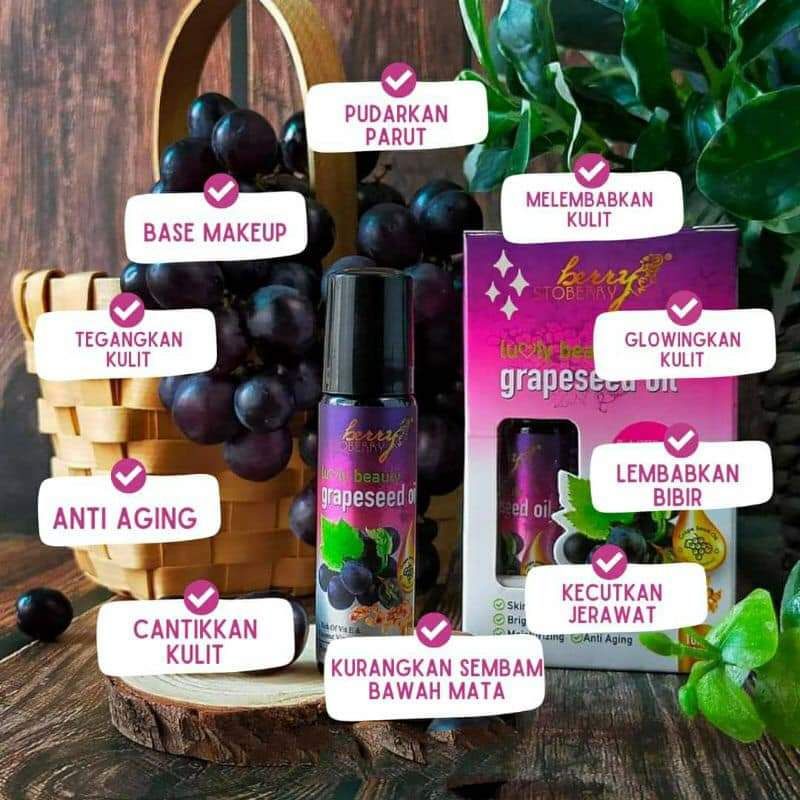 Minyak Biji Anggur sebagai Serum Malam DIY