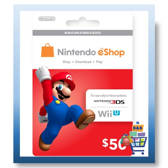 Nintendo eShop Prepaid Card (US) USD10 20 35 50 | Shopee Malaysia