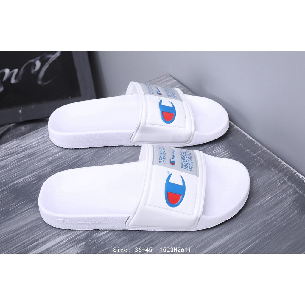 blue champion slippers