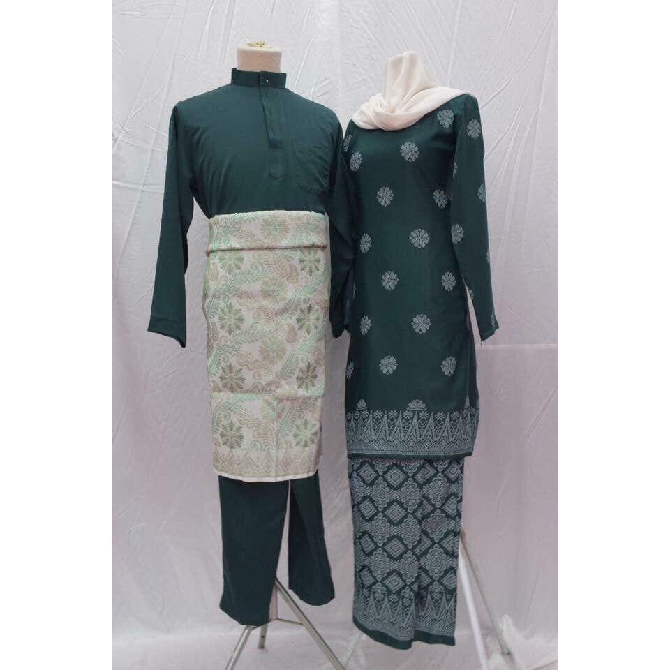  Baju  Kebaya  Warna  Hijau  Emerald Zafrina