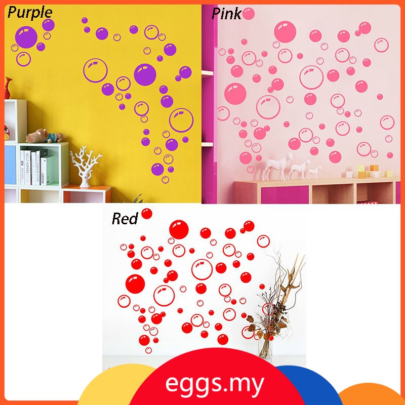 Bubbles Circle Removable Wall Wallpaper Bathroom Window Sticker Decal Home Diy Decor Decals Stickers Vinyl Art Home Decor