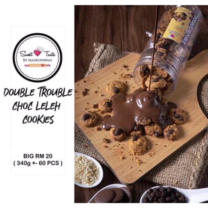 Biskut Coklat Leleh Sedap