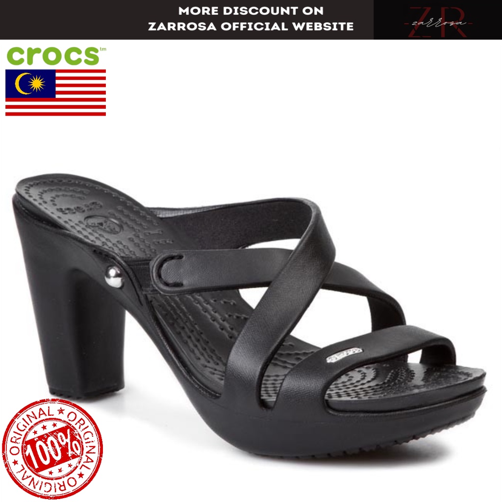 crocs cyprus IV heels authentic 201301 | Shopee Malaysia