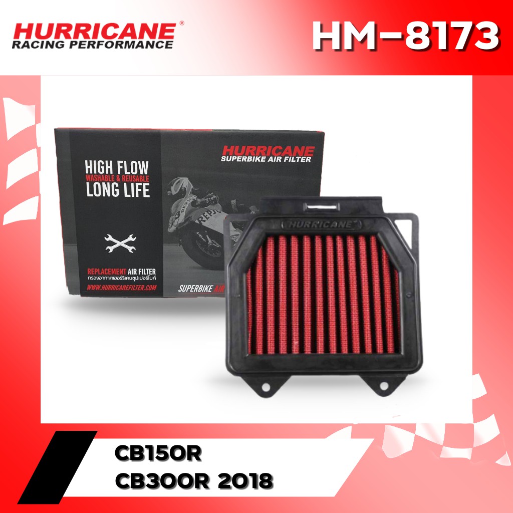 Automatic Baht Code 320s60hrc HURRICANE Air Filter Honda CB150R 2018