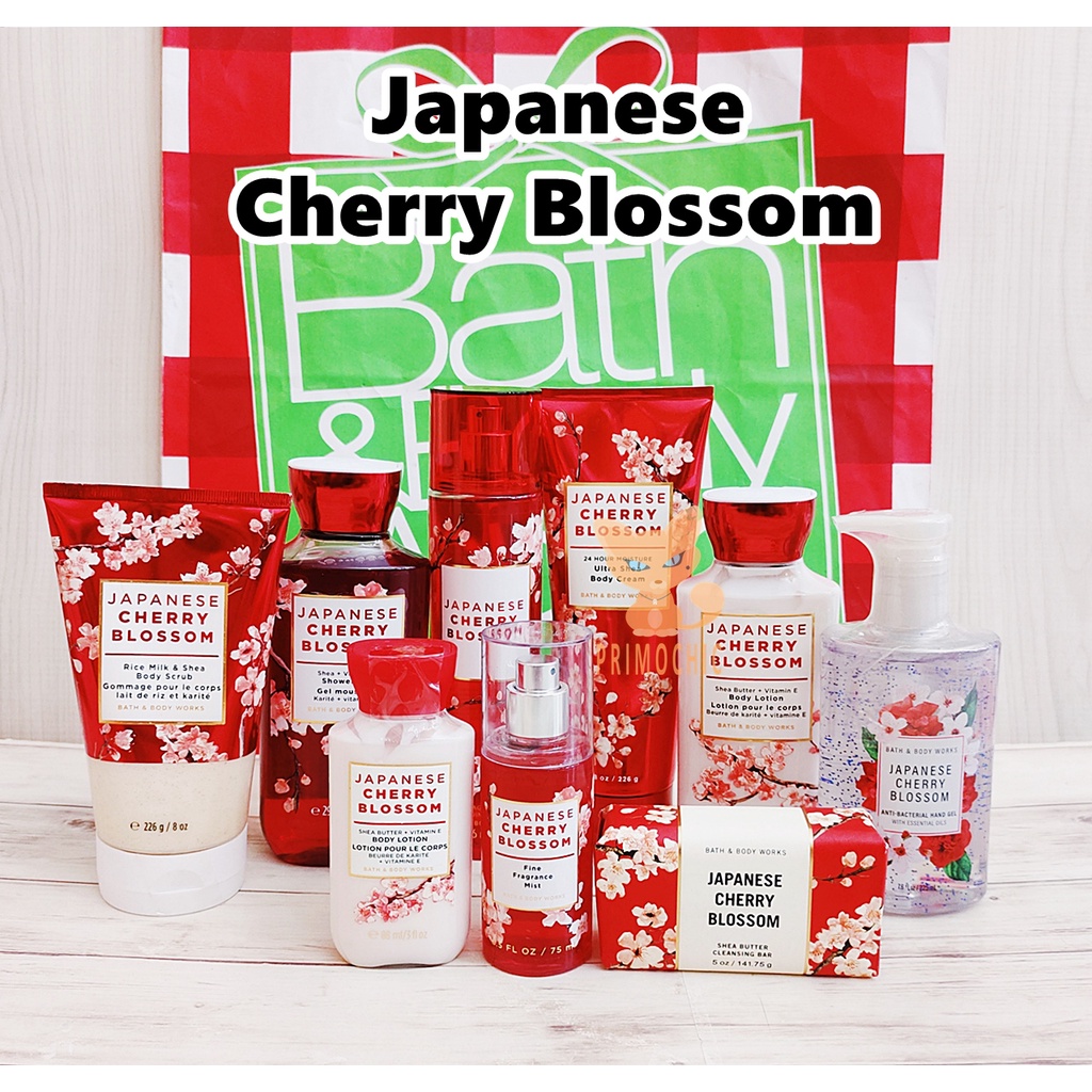 Japanese Cherry Blossom Bath & Body Works Fragrance Mist Body Lotion Shower Gel Body Mist Body Cream