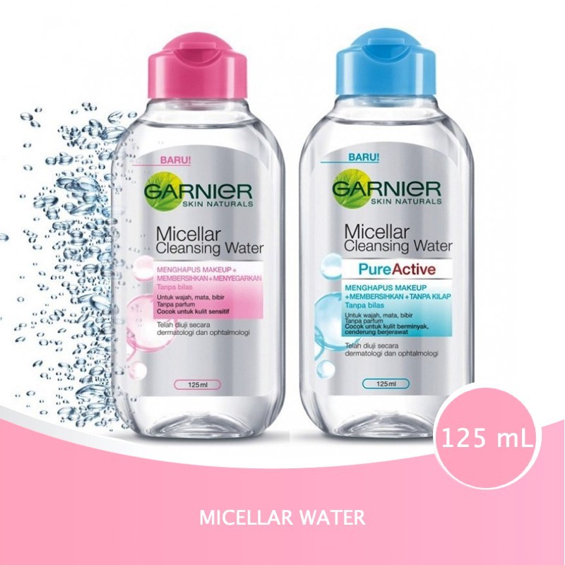 pink micellar water