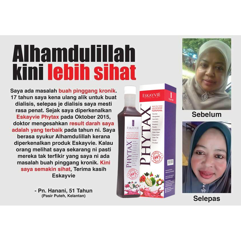 💯ORI HQ [READY STOK] 🔥 Phytax Eskayvie 2 +1 botol 🎁FREE Postage ...