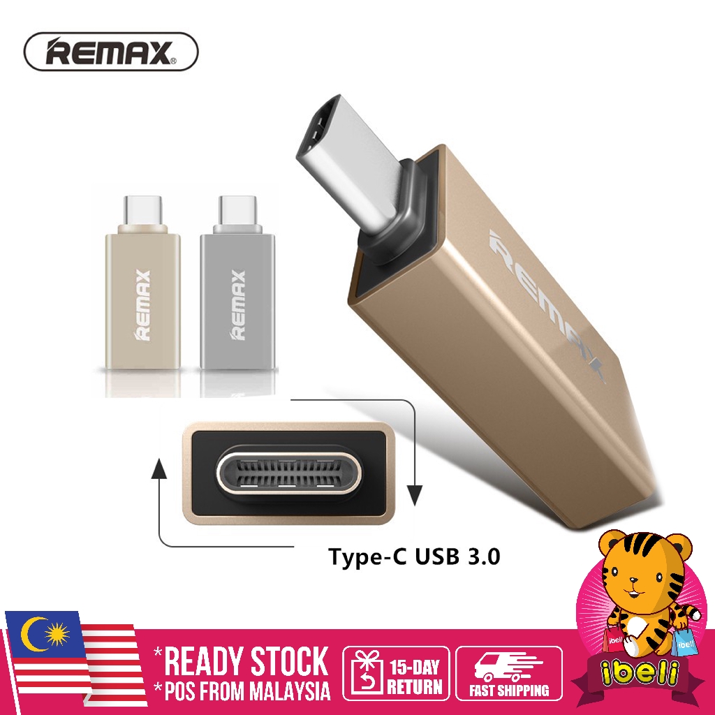 Remax RA-OTG1 USB 3.0 To Type-C Adapter | Shopee Malaysia