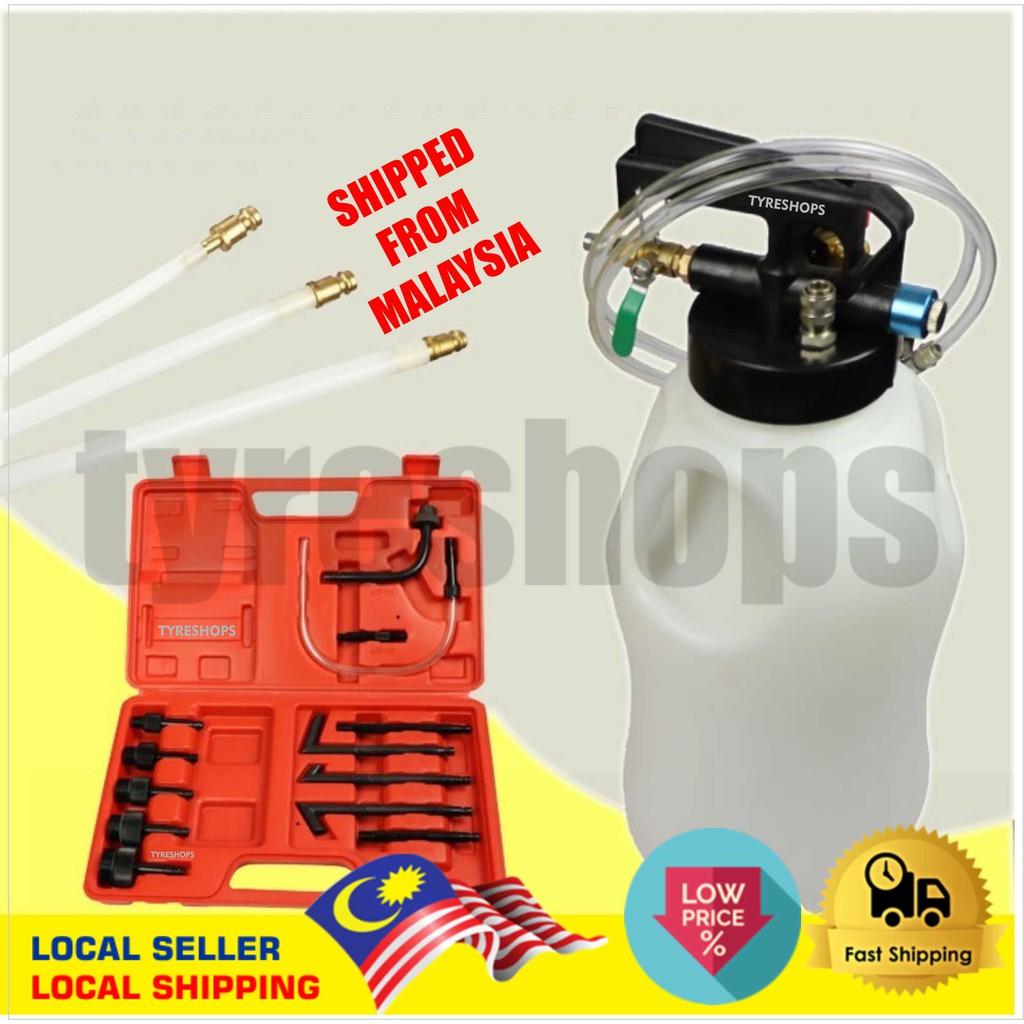 ATF 10L Automatic Transmission Fluid Fill Pump Pneumatic car Suction Extractor Refill System