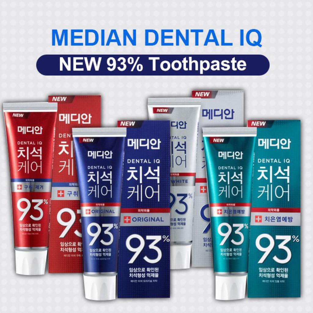 Korea Median Dental Iq Tartar Care 93 Toothpaste 120g Shopee Malaysia