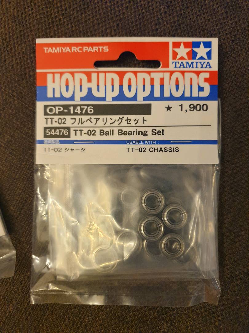 Tamiya TT02 #54476 - 1/10 RC TT-02 Ball Bearing Set TT02 OP.1476 [54476] |  Shopee Malaysia