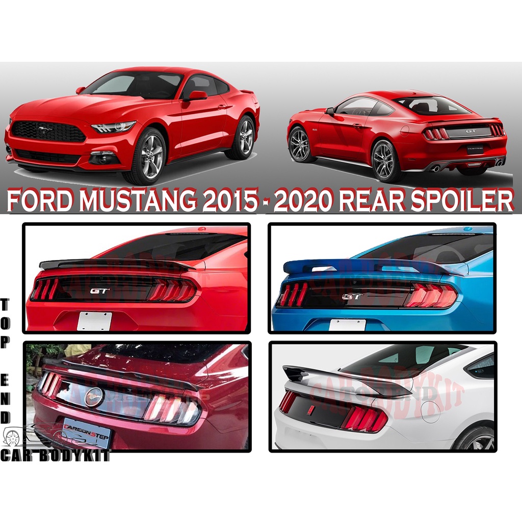 FORD MUSTANG 2015-2020 REAR TRUNK SPOILER DUCKTAIL (GT350,GT500,GT350R ...