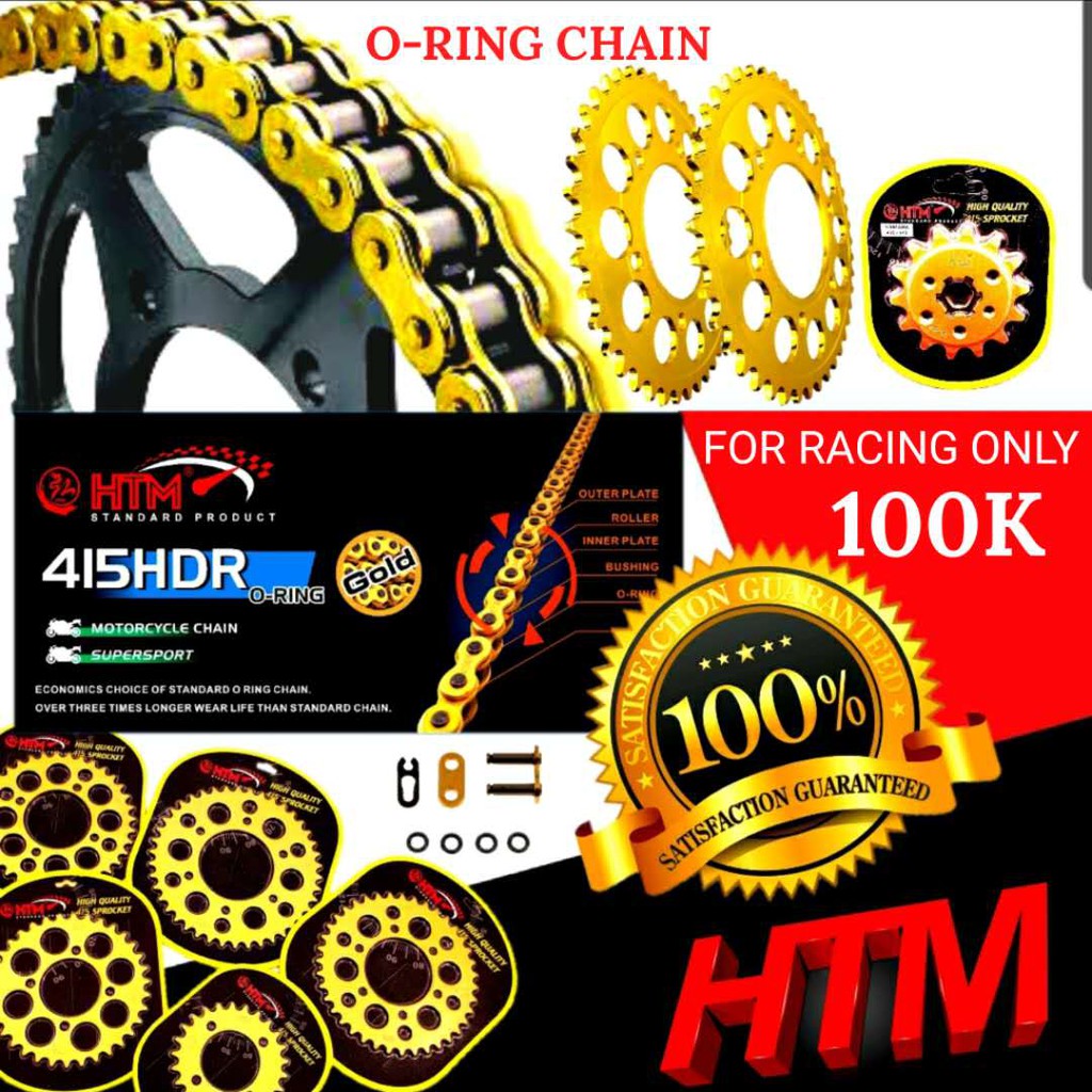 415hdr 122l Rs150 Honda Sprocket Set Htm O Ring Chain Htm Shopee Malaysia