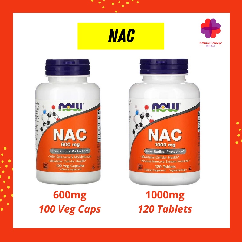 NAC Now Foods - 600mg / 1000mg (New Ready Stock) | Shopee Malaysia