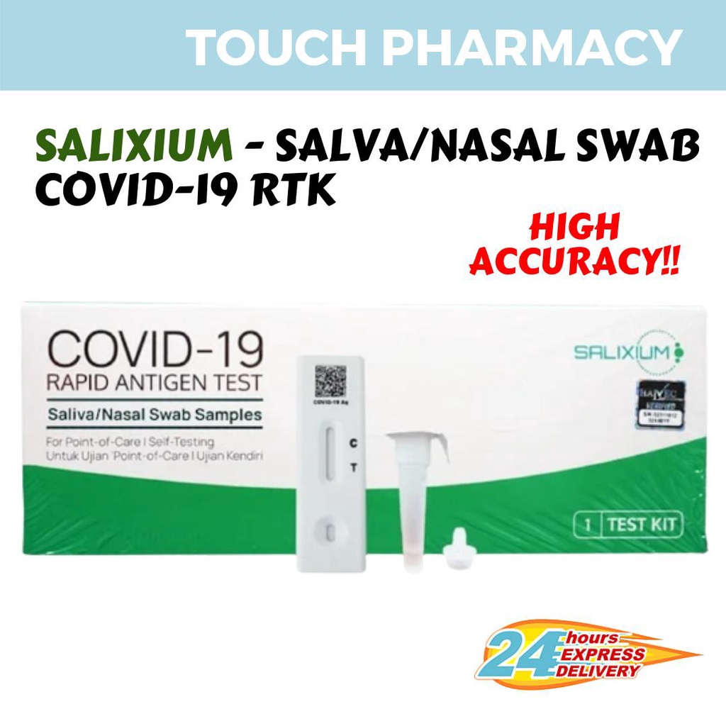 [Ready stock in KL] SALIXIUM Covid 19 Saliva Antigen Test Kit 1 set