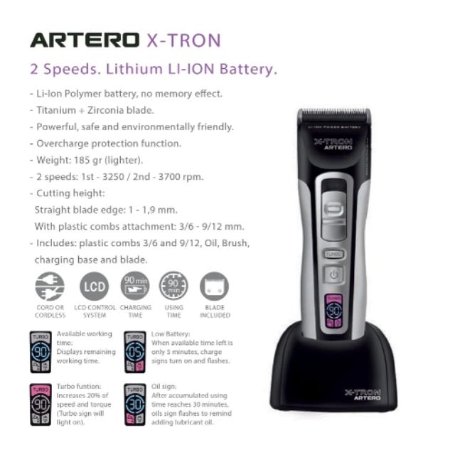 artero cordless clippers