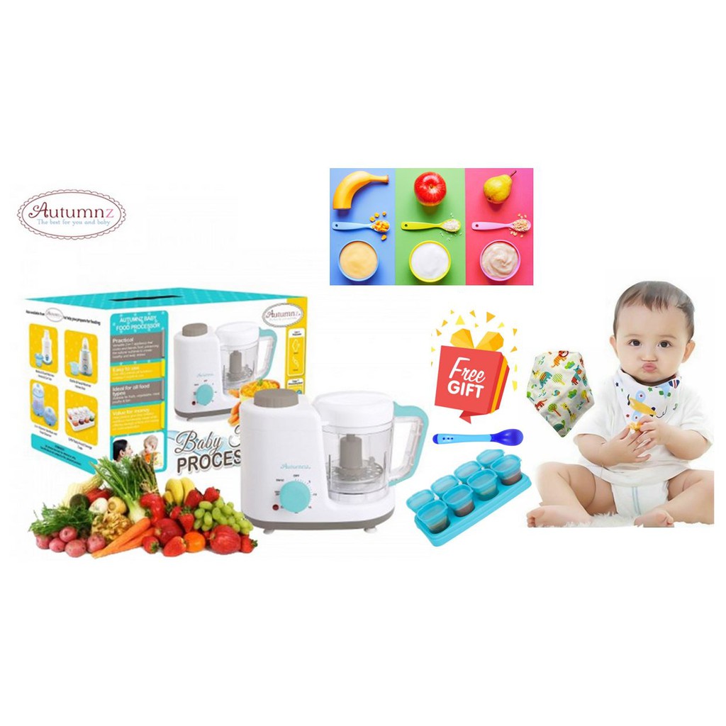 🔥🔥READY STOCK AUTUMNZ 2IN1 BABY FOOD PROCESSOR (STEAM & BLEND