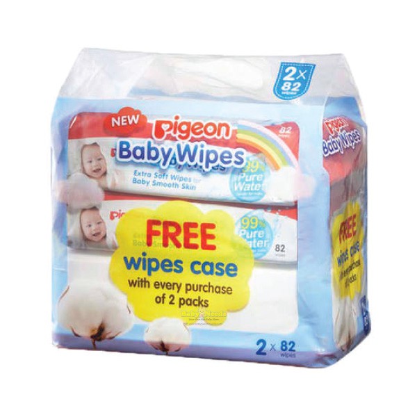 pigeon baby wipes box