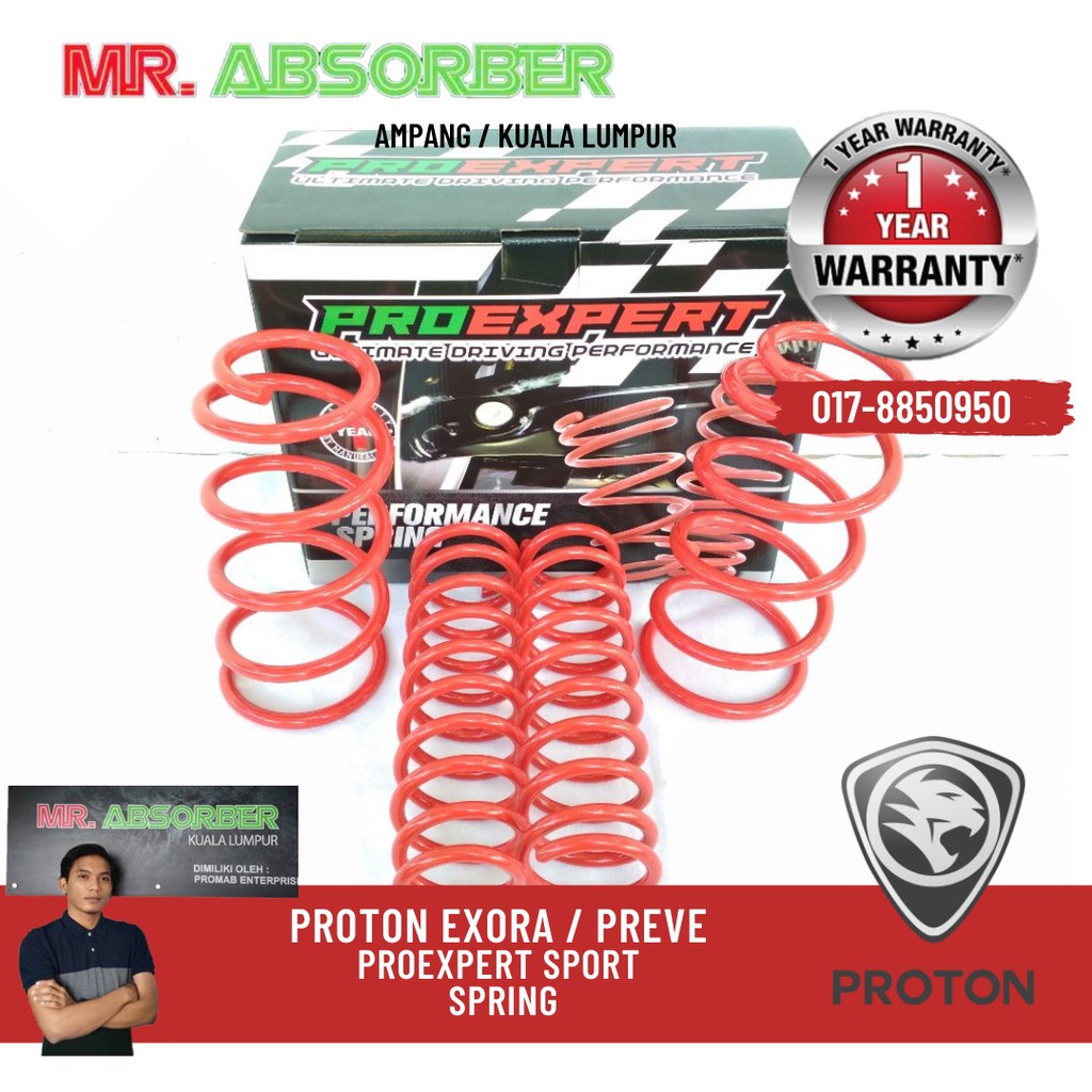 SPORT SPRING PROEXPERT PROTON EXORA / PREVE | Shopee Malaysia