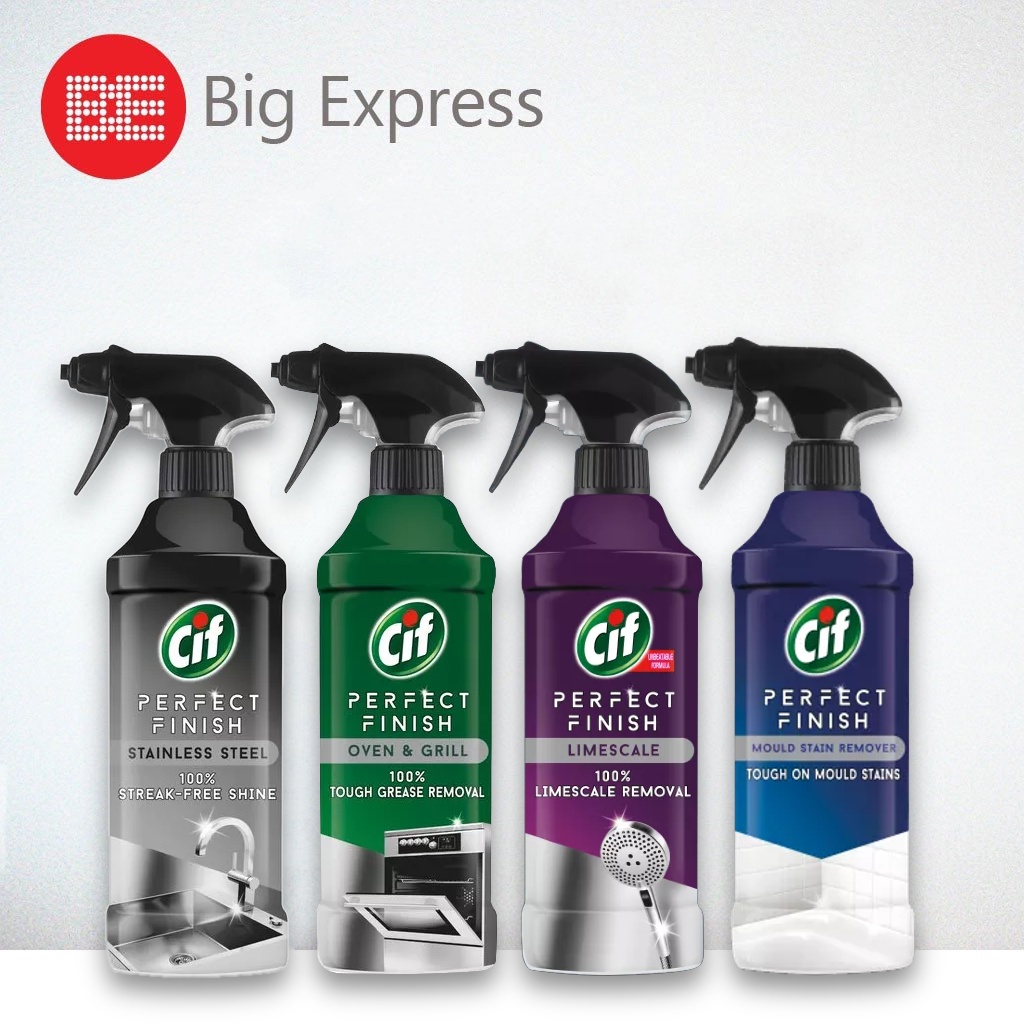 Cif Perfect Finish Cleaner Spray 435ML Stainless Steel / Oven & Grill