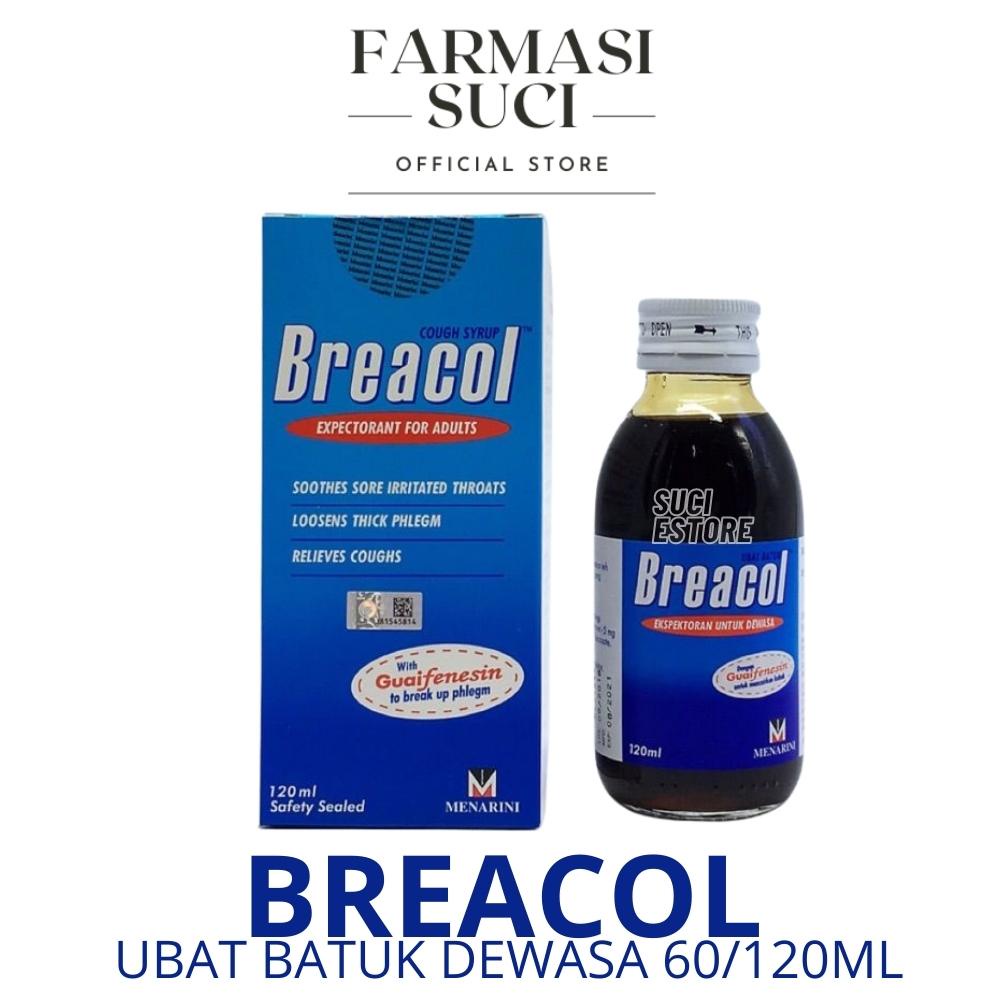 Ubat Batuk Breacol 60ml 120ml Ekspectoran Untuk Dewasa Cough Syrup Shopee Malaysia