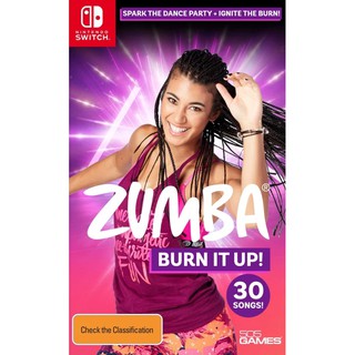NS (Switch) Zumba Burn It Up digital（6.6gb）倫巴尊巴健身拉丁有氧舞蹈遊戲 數字版