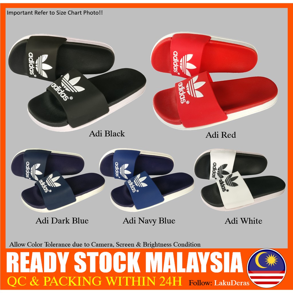  Adidas  Slipper Men Women Slipper Selipar Adidas  Sandals  