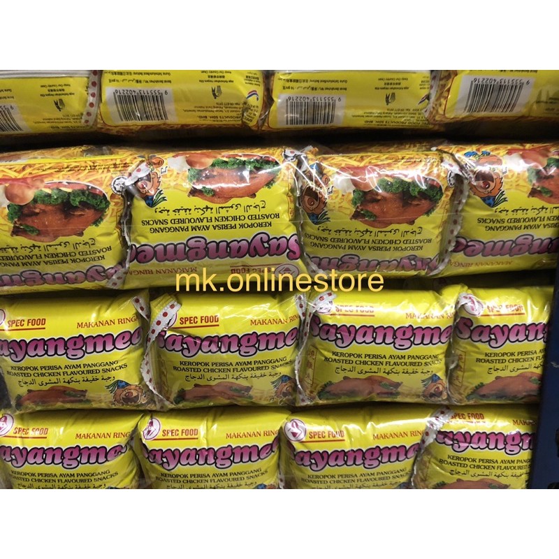 Sayang Mee noodle snack 40pcs/pack