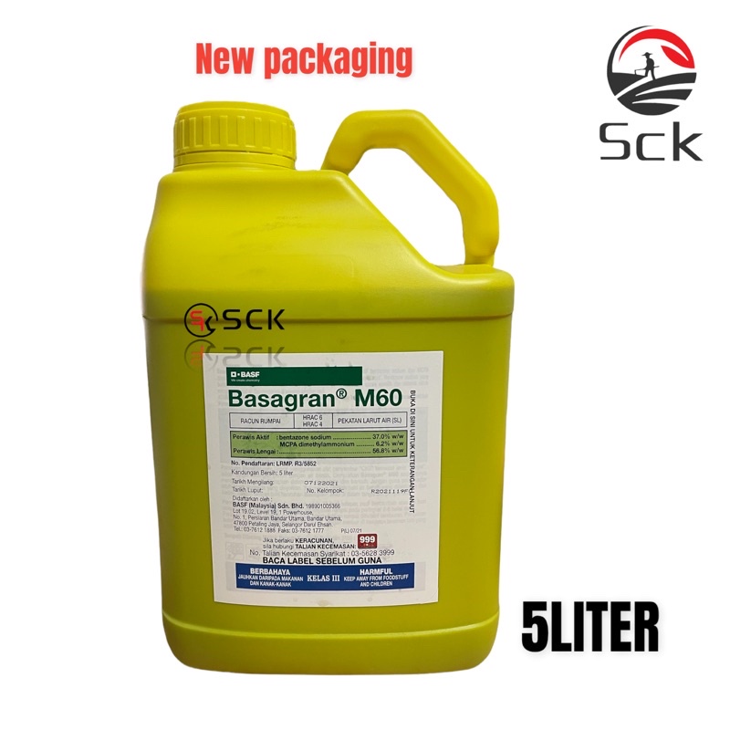 Basagran 60M 5Liter /BASF Racun Rumput Padi | Shopee Malaysia