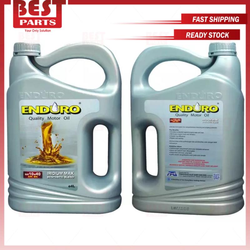 Tan Chong Engine Oil Enduro Semi Synthetic 10W40 API/SN Minyak Hitam 4
