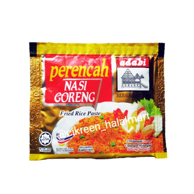 Pes Perencah Nasi Goreng Adabi Fried Rice Paste 30g ...