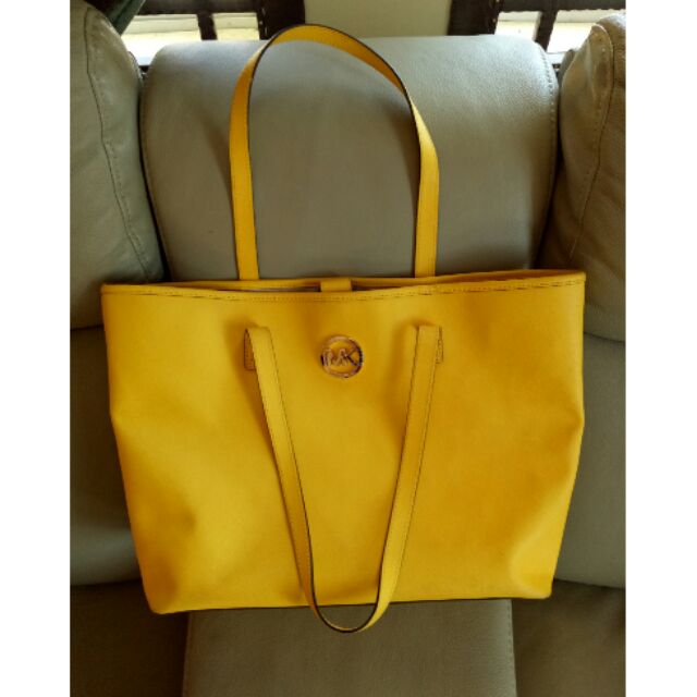 yellow bag michael kors