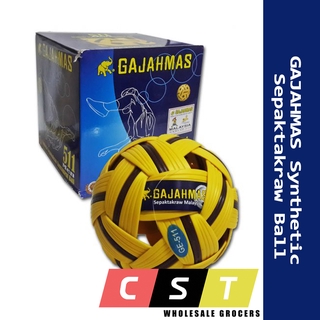 GAJAHMAS 511 Synthetic Sepaktakraw Training Ball/Bola Takraw