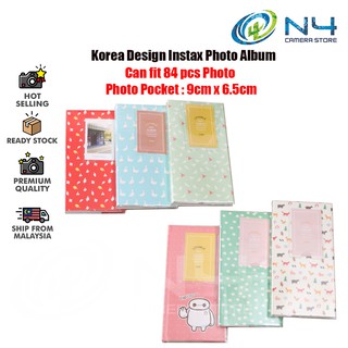 Fujifilm Instax Mini Album Korea Design Instant Photo Album (84 Pockets x 9cm x 6.5cm)