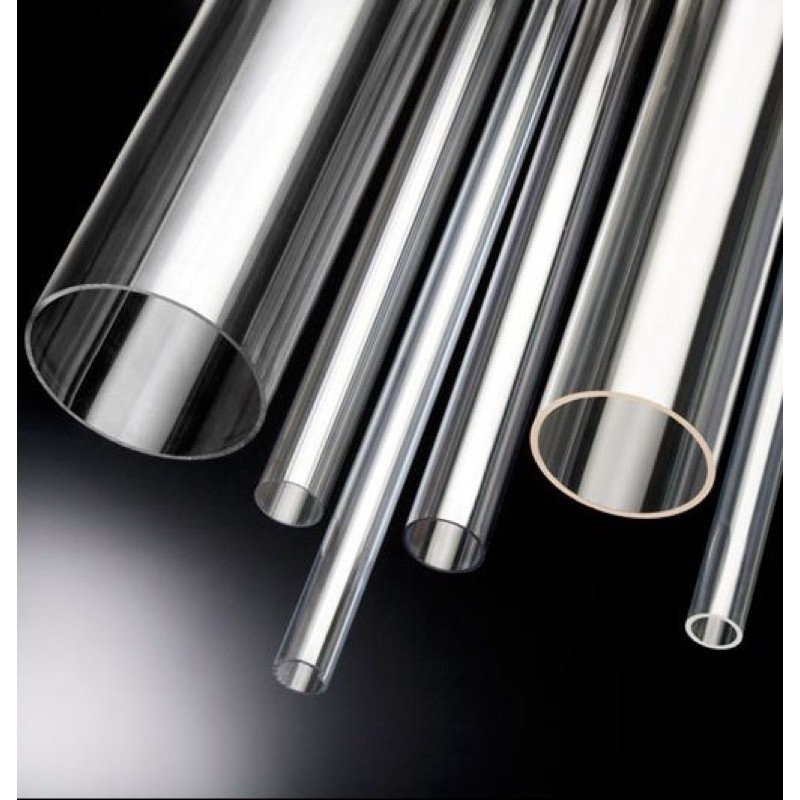 Clear (Transparent) Plastic Hollow Round tube Outer Diameter 2 / 3