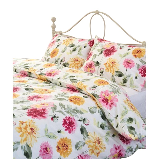 Laura Ashley Dahlia Grapefruit Printed King Bedset Shopee Malaysia