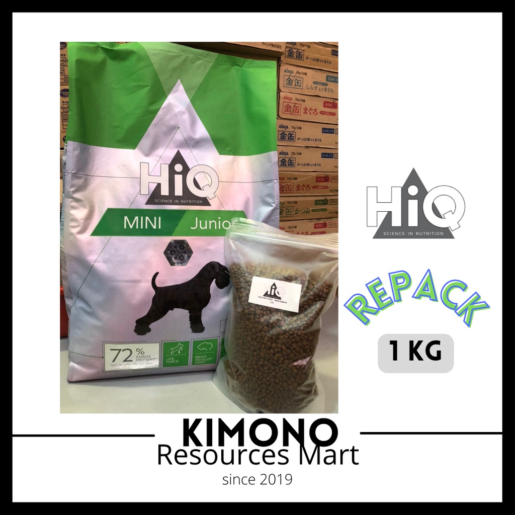 HiQ Super Premium Quality Dog Dry Food Mini Junior For 2 to 10 Months