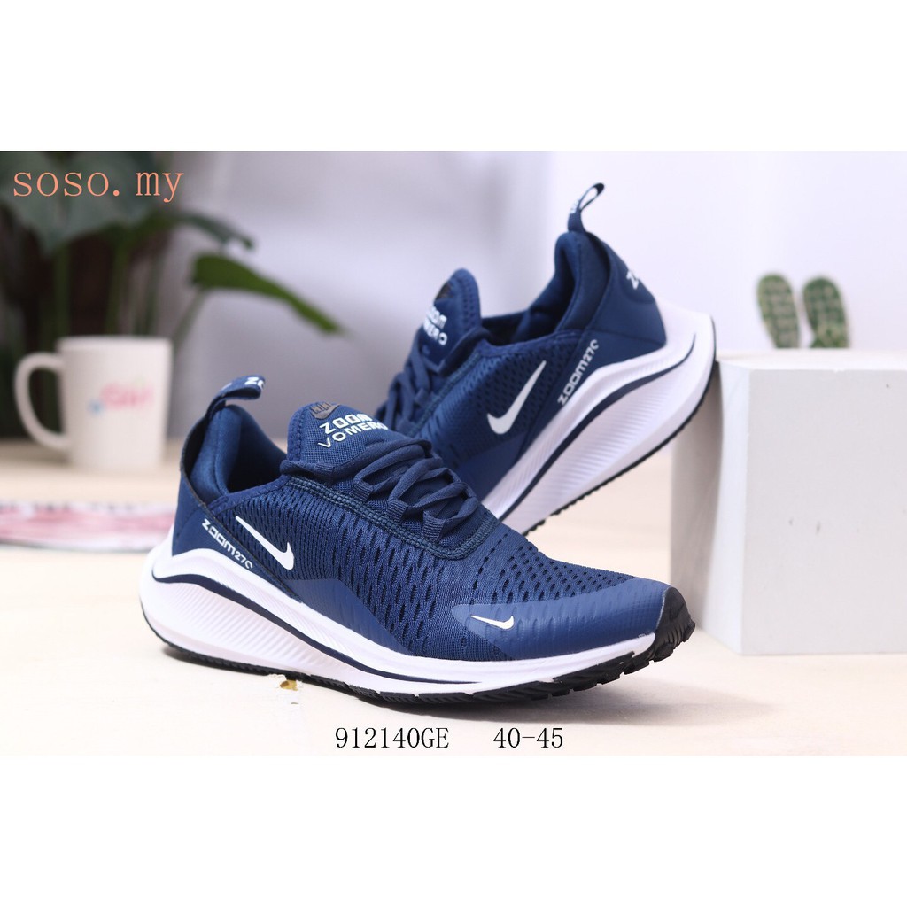 Discount nike air zoom 270 flyinit men sports walking shoes blue | Shopee  Malaysia