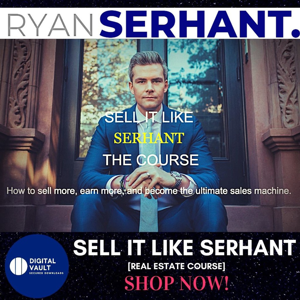 Ryan Serhant - [Video Course] Sell It like Serhant + [FREE Ebook] Big Money Energy