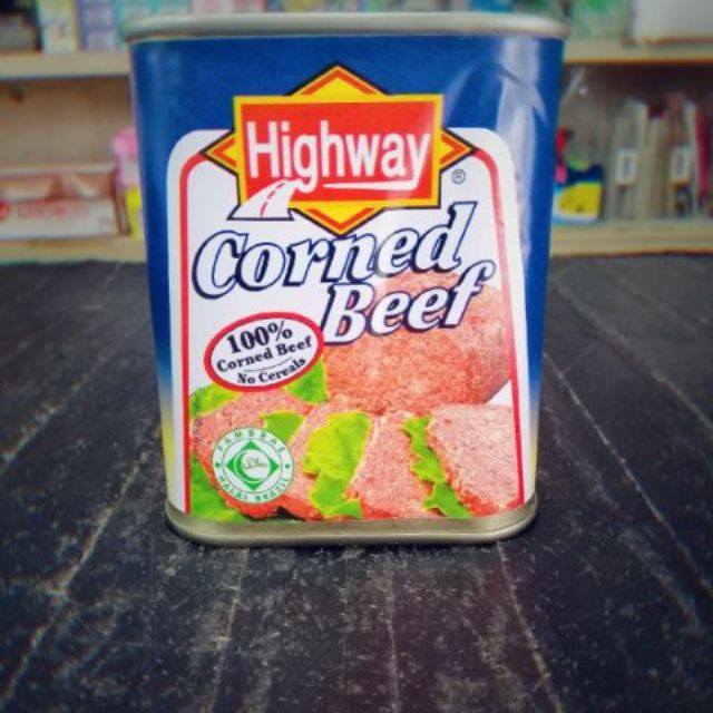 Halal Highway Corned Beef 340g 100 Corned Beef Shopee Malaysia