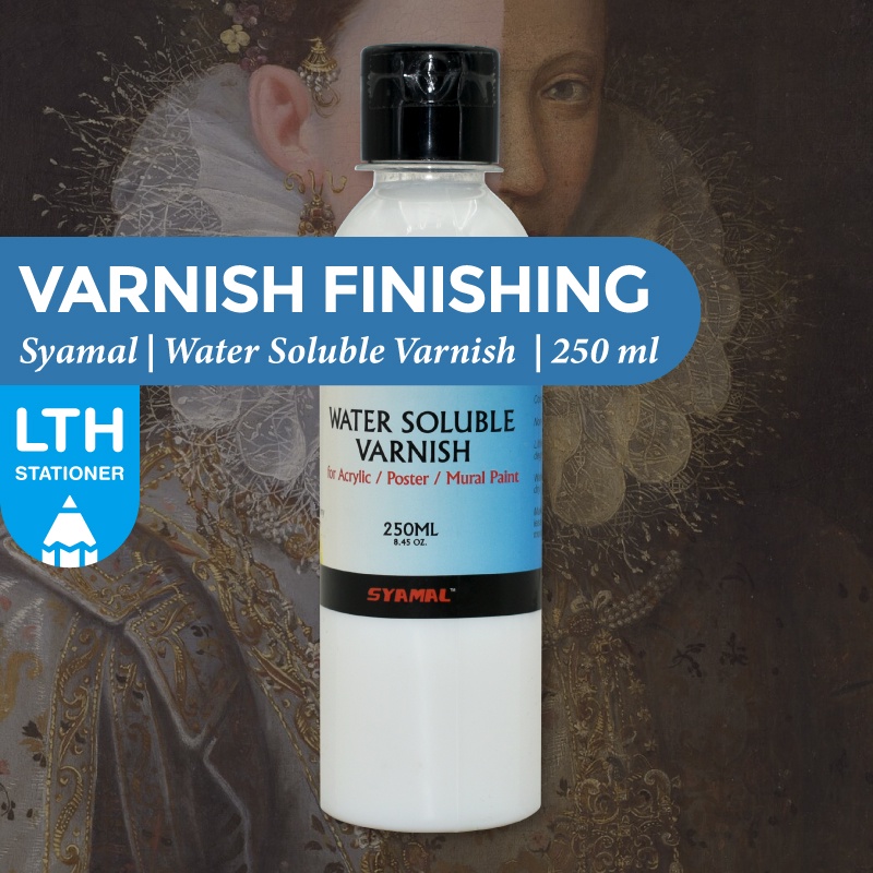 LTH Syamal Water Soluble Varnish 250ml (8.45 oz) Acrylic Poster Mural