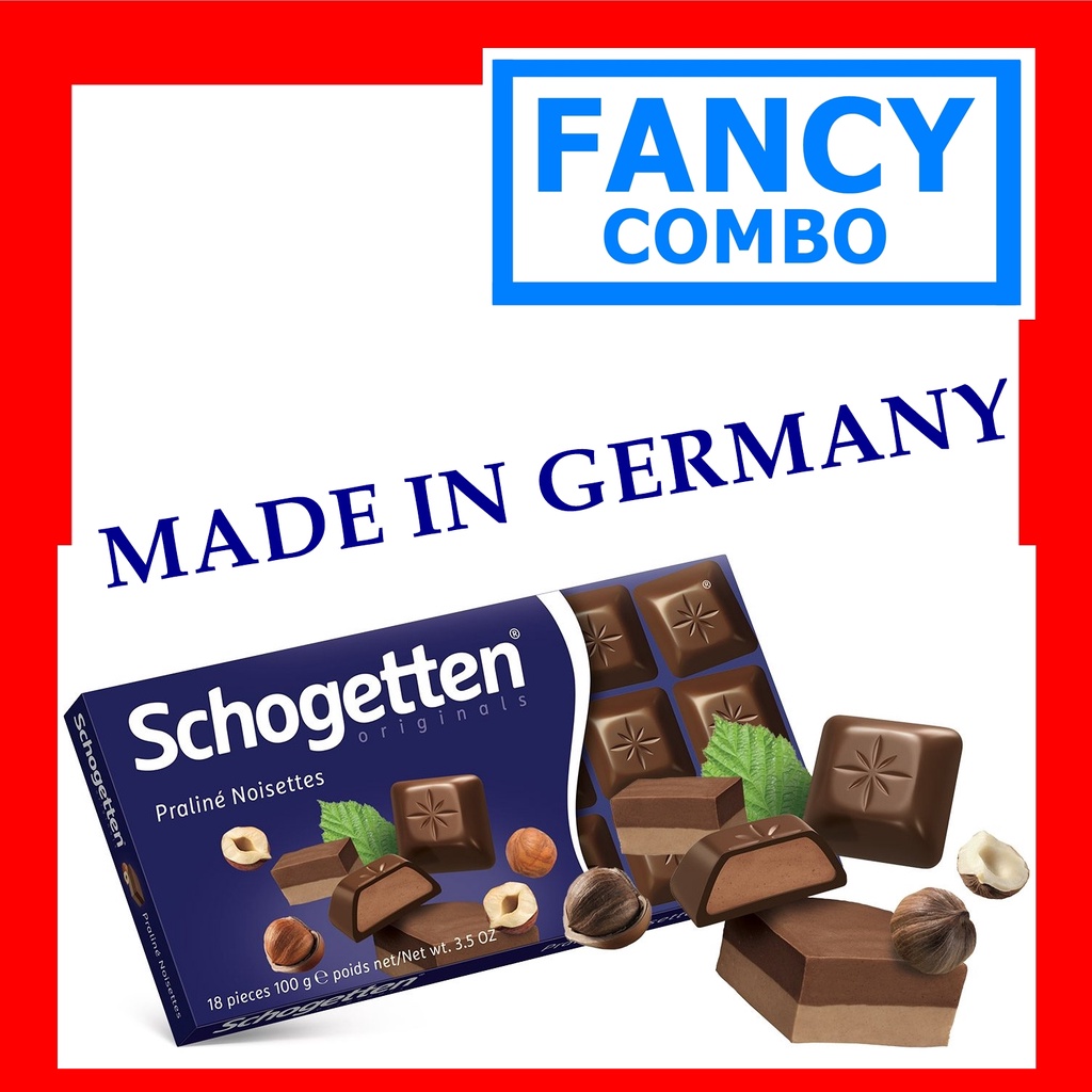 Chestnut milk chocolate made in Germany Schogetten 100g | Shopee Malaysia