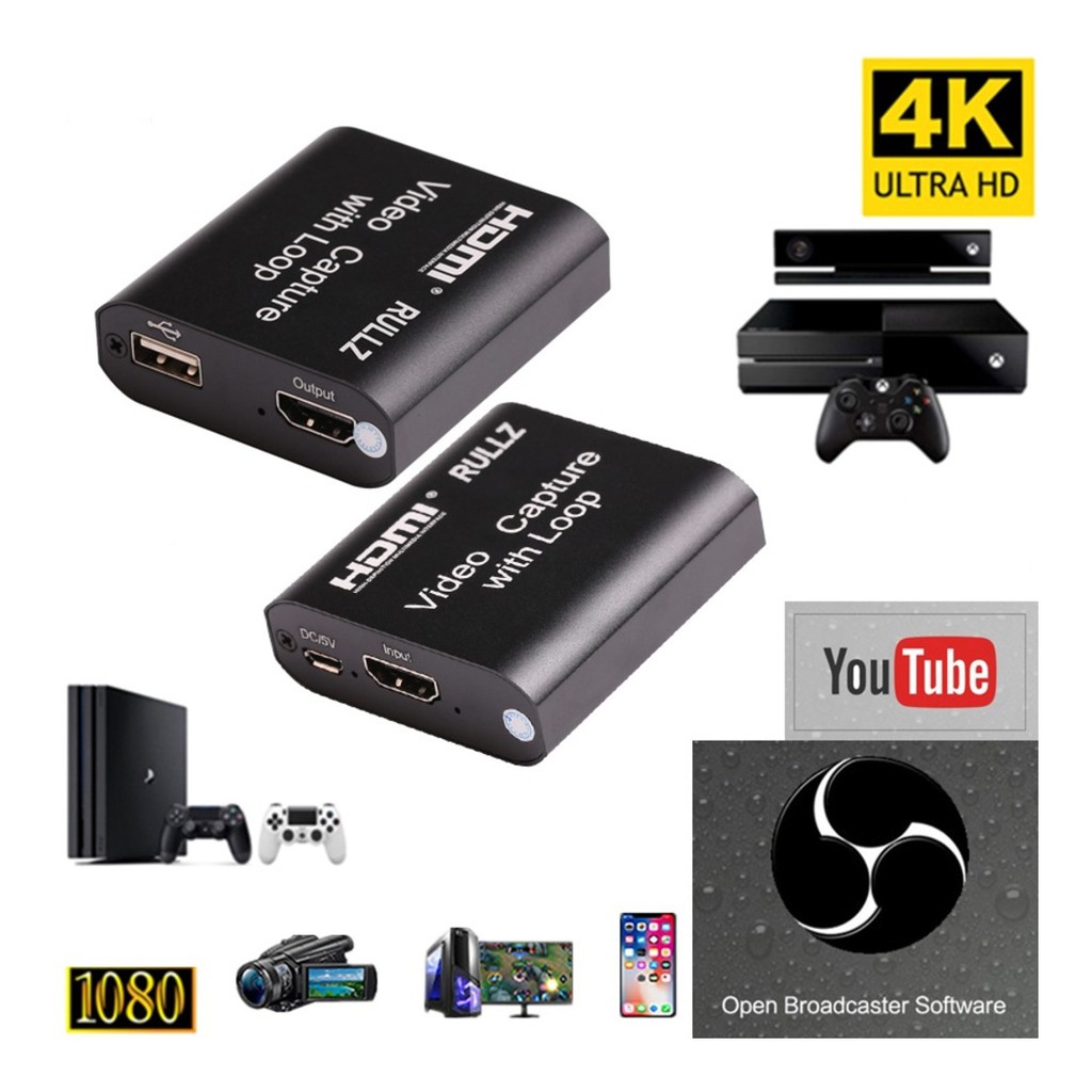 HDTV Video Capture Video Card Capture with USB Loop 2.0 Cards Recorder ...