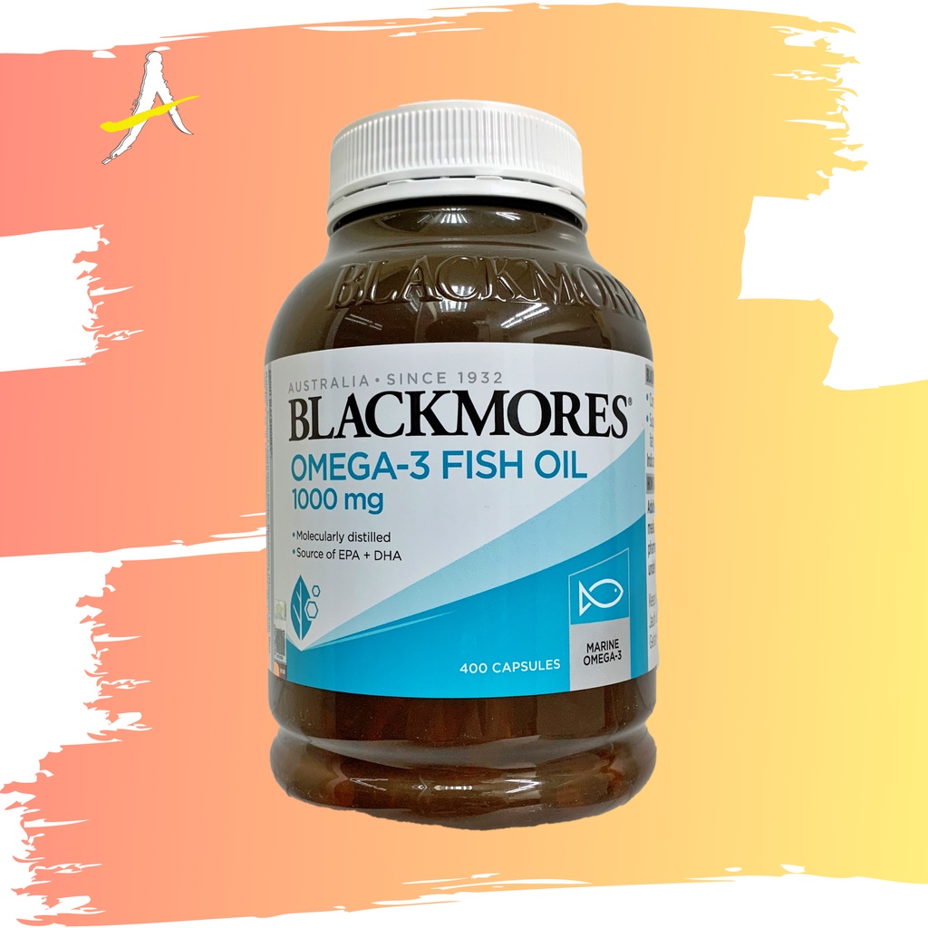 Blackmores Omega-3 Fish Oil 1000mg 400's | Shopee Malaysia