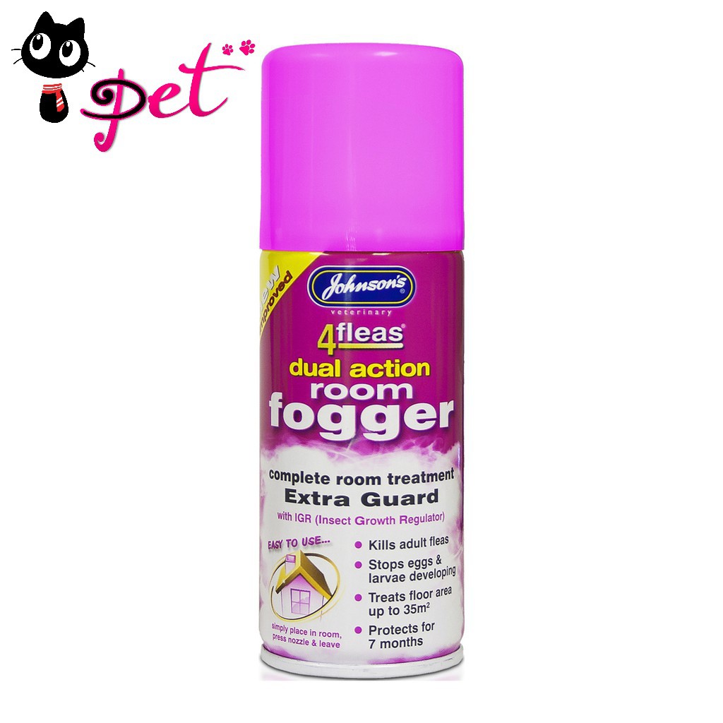Johnsons 4 Flea Room Fogger Spray Flea Killer ( AntiFlea ) Shopee