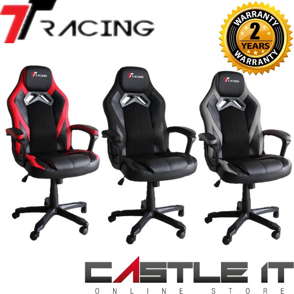 TTRacing Duo V3 V4 / PRO Gaming Chair PU Leather Air Threads Fabric BLACK RED GREY DUSK DAWN STEALTH