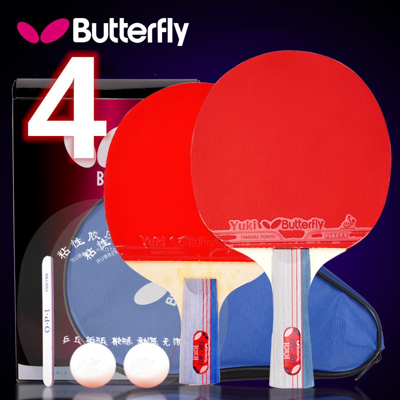 Especificidad no pagado Prematuro Butterfly Original Table Tennis Racket Ping Pong Paddle Bat Rubber Ready  Stock TBC 401/402 | Shopee Malaysia