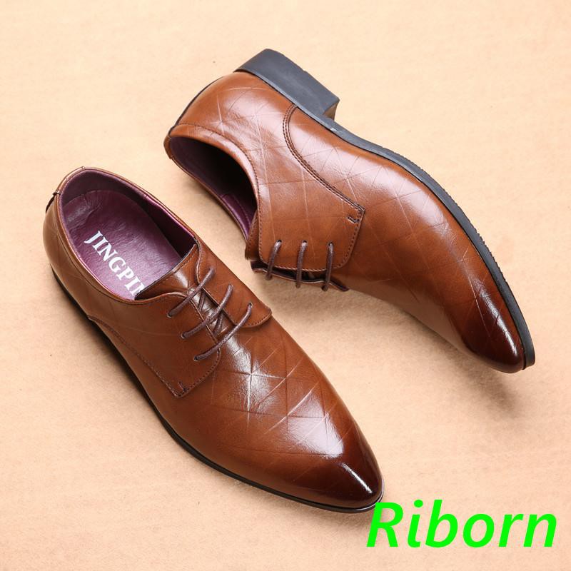 Aliexpress Large Size 454647 Men S Pointed Shoes England Tie